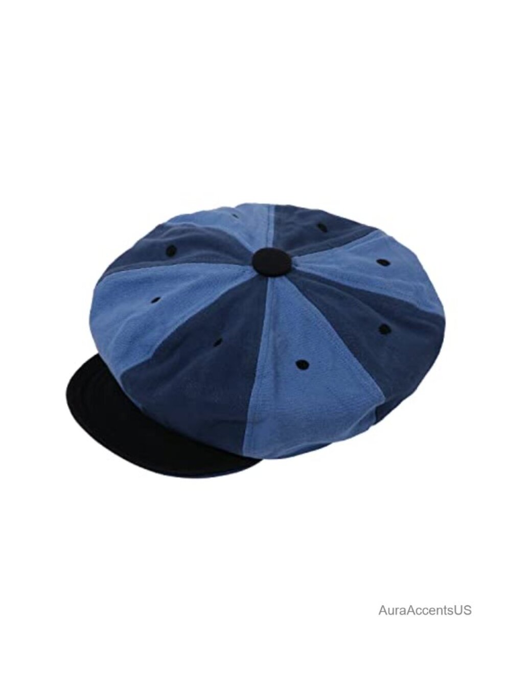 8 Panel Newsboy Cap Cotton Flat Cap Vintage Style